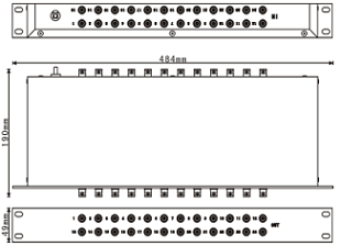 CSHBFL-SV/***機(jī)架式視頻線信號防雷器（BNC、16口