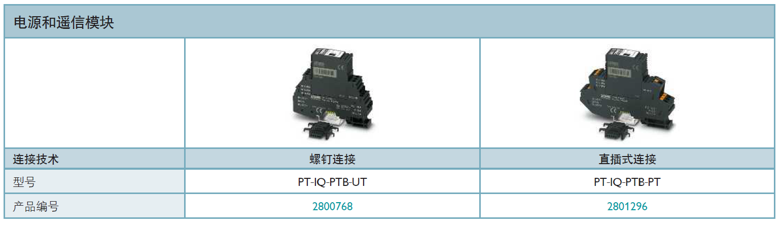 PT-IQ-PTB-UT菲尼克斯電源和遙信模塊：工業(yè)自動(dòng)化領(lǐng)域的可靠之選