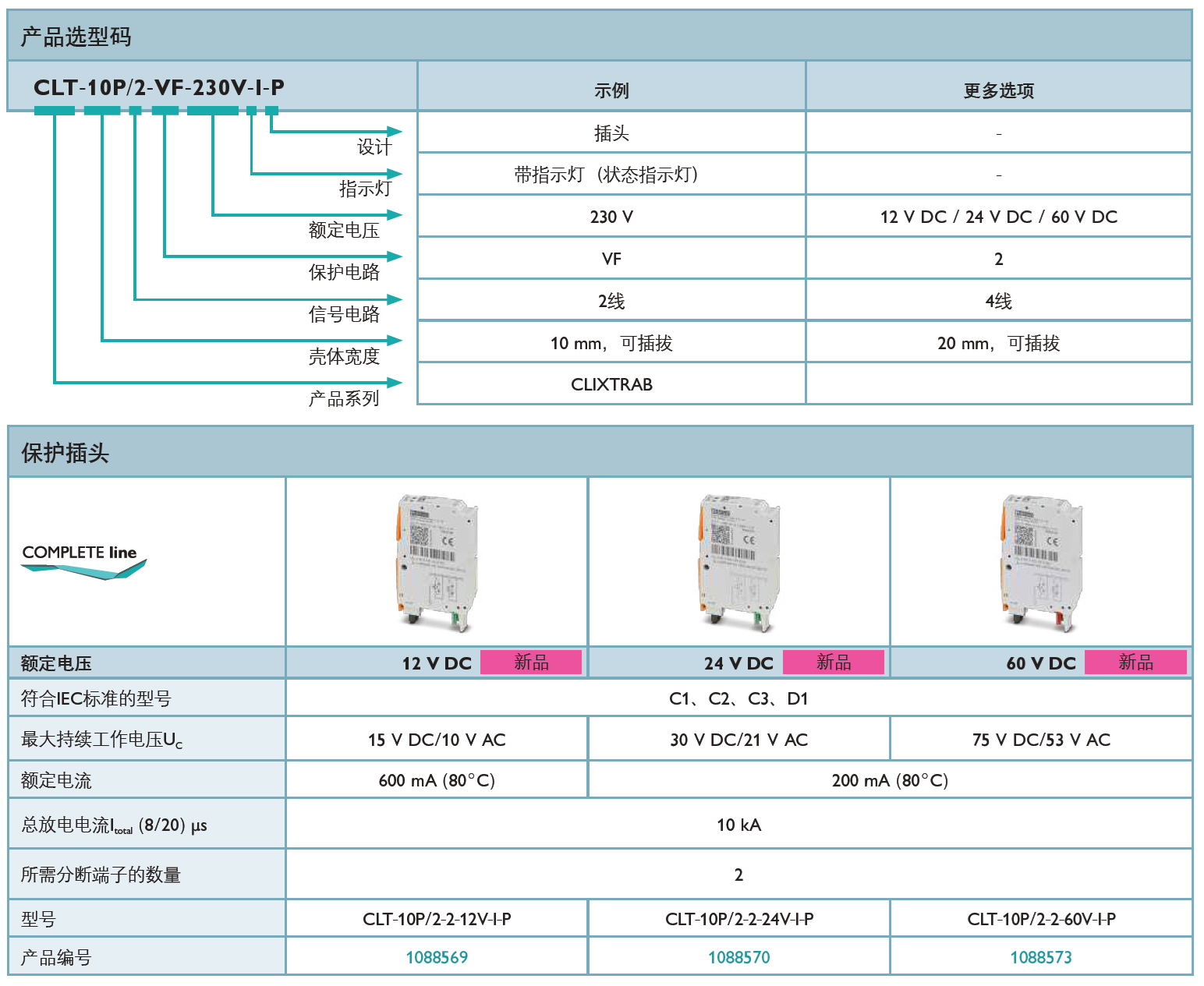 CLT-10P/2-2-24V-I-P菲尼克斯保護(hù)插頭：工業(yè)自動(dòng)化中的高效防護(hù)解決方案